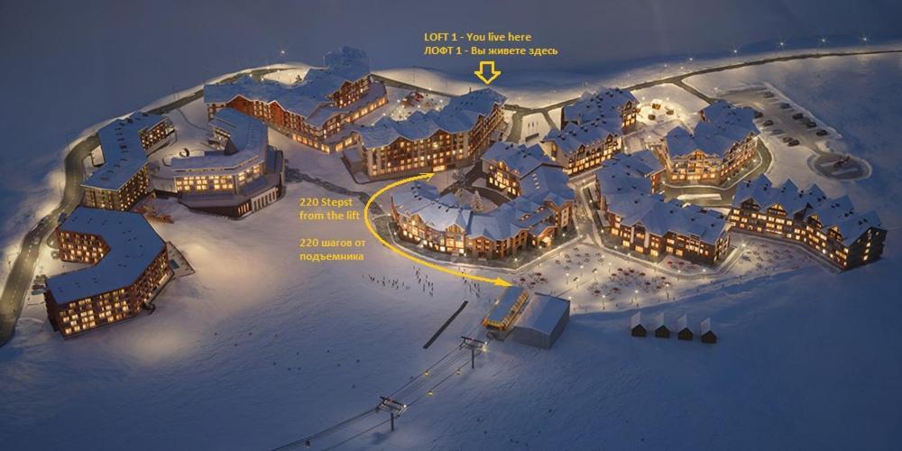 Mountain View 1Br Apartment 101 - Loft 1 Gudauri Exterior photo